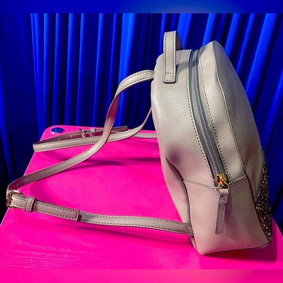 KATE SPADE Dark Beige and 1/4 Glitter Backpack, NWOT - Picture 15 of 16